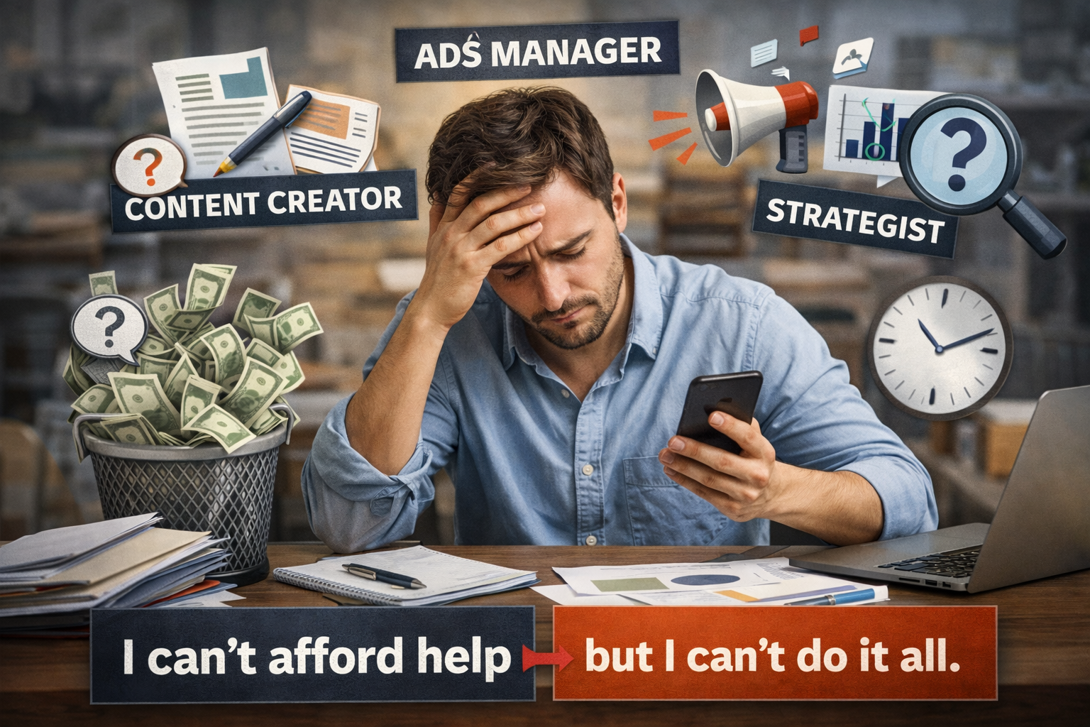 Manager Doing Everything Marketing